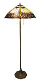 Amberjack Tiffany-Style Floor Lamp