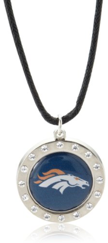 NFL Denver Broncos Crystal Circle Necklace