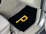 Pittsburgh Pirates universal fit Carpet 2 Pc Car Floor Mat (Rug)