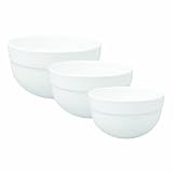 Emile Henry Mixing Bowl Set of 3, White