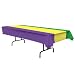Mardi Gras Tablecover (golden-yellow, green, purple) Party Accessory  (1 count) (1/Pkg)
