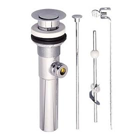 Danze D495002RB Metal Pop-Up Drain Assembly with Lift Rod and Overflow, Oil Rubbed Bronze