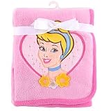 Disney Cinderella 3D Baby Plush Blanket - Coral