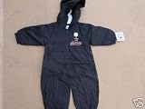 Houston Astros Infants / Babys / Kids black hooded Wind Suit coverall