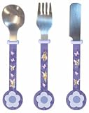 Disney Fairies Tinkerbell 'Flower' 3pc Cutlery Gift Set