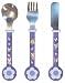 Disney Fairies Tinkerbell 'Flower' 3pc Cutlery Gift Set Image