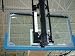 Electric Single Post Adjust-A-Goal for Fan-Shape Backboard with 35 x 20 Board Mounting (Single Post Other Than 6 5/8)