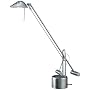 Normande Brushed Steel Halogen Desk Lamp