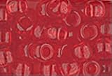 RUBY RED CROW BEADS PONY BEADS