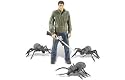 Primeval - 5" Steve Hart With 3 Giant Arachnids