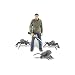 Primeval - 5" Steve Hart With 3 Giant Arachnids