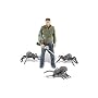 Primeval - 5" Steve Hart With 3 Giant Arachnids