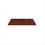 22.44 x 38.56 Wood Counter Top Finish: Dark Cherry, Faucet Drillings: No Hole