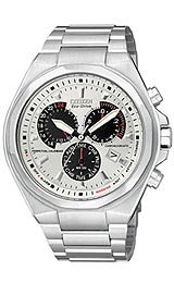 Citizen Men's BL5410-59A Eco-Drive Perpetual Calendar Stainless Steel White Dial Watch