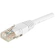Cable RJ45 5m UTP CAT6 blanc