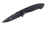 Review Puma  / Puma TEC one Hand Knife, complete Steel, AISI 420, black, Clip