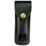 Sheath for Folding Hunter 110, Black Leather by Buck