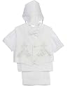 White Christening Baby Boy Short Tuxedo Suit, Special occasion suit