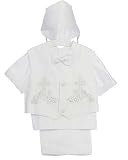 White Christening Baby Boy Short Tuxedo Suit, Special occasion suit