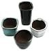 Happy Bonsai 4 Mini Glazed Pots