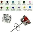 316L Stainless Surgical Steel Earrings - Birthstone CZ Stud Earrings - 3mm 316L Stainless Surgical Steel Earrings - Birthstone CZ Stud Earrings - 3mm