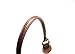 byhands Embossed 100% Genuine Leather Purse Handles, Camel, 18.9
