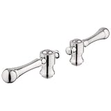Grohe 18 173 EN0 Bridgeford Metal Lever Handles, Infinity Brushed Nickel