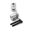 1999-2008 Yamaha YZF R6 Chrome Swingarm Spools Sliders