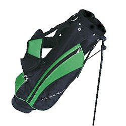 Buy Young Gun GREEN Junior Stand bag with Rain Hood by Young Gun now!