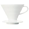 Hario VDC-02W Dripper V60 Size 02 White Ceramic Funnel