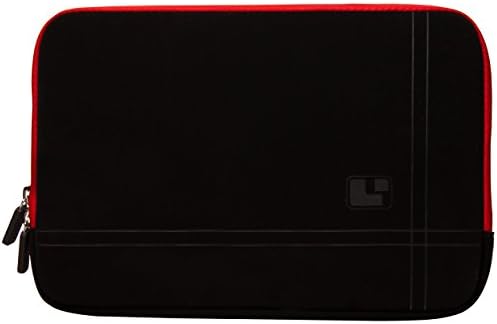 Red Trim SumacLife Microsuede Scratch Resistant Laptop Sleeve with Neoprene Bubble Padded Interior for 13.3" Apple MacBook Pro 13.3 inch Apple Macbook Air + SumacLife TM Wisdom Courage Wristband