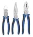 Westward 1UKP1 Plier Set, Ergo Grip, American Nose, 3 PC