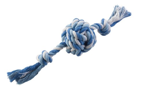 Ethical Pet Mega Twister Heavy Rope Knot Ball 15-Inch Dog Toy