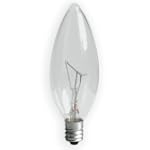 GE 19110-12 40-Watt Crystal Clear Blunt Tip B10, 12-Pack