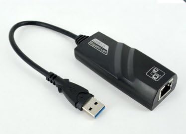 USB 3.0 to 10/100/1000 Gigabit RJ45 Ethernet LAN Network Adapter 1000Mbps for MAC OR Window PC