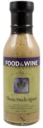 Food & Wine Magazine Three Herb Spice Marinade, 12-Ounce Bottle (Pack of 6)