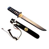 Kanetsune Ten Knife with Leather/Shark Skin Handle and Wood Sheath
