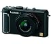 PANASONIC Lumix DMC-LX3 - black + Pix compact leather crust case 11 x 3.5 x 8 cm + 16 GB SDHC Memory Card