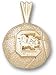 South Carolina Gamecocks Solid 10K Gold ''C'' Basketball Pendant