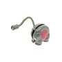 Present Time Silly Lamp Elephant, Grey with Foldable Light