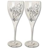 Review Dreamair  / Anniversary 25th Gift Pair of White Wine