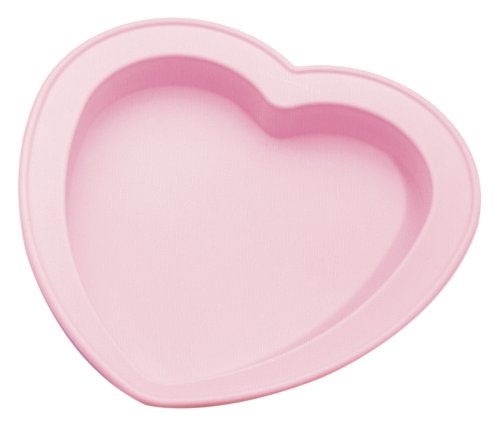KitchenAid Cook for the Cure Heart-Shaped Silicone Cake Pan, Pink