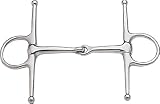 STA-BRITE Stainless Steel Full Cheek Snaffle Bit - Stainless Steel - 5