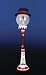 CELEBRATIONS SNOWMAN FACE STREET LIGHT LANTERN