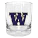 Pour your favorite beverage into our 11 oz. double rocks glass featuring a colorful metal logo applique. Applique is approx 1 1/2IN high, rocks glass is approx 3 1/2IN tall.