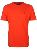 Ralph Lauren Mens T-Shirt Classic Crew Neck Orange