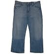 Women's Ralph Lauren Polo Jeans Co. Capri Jeans Blue Distressed Denim.