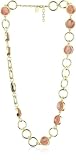 KARA by Kara Ross Resin Imprint Section Necklace, Coral Water Snake