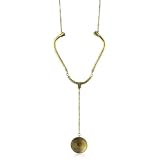 Monserat De Lucca Brass Stethoscope Necklace 35