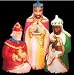 36" 3pc Wisemen Set for Lighted Outdoor Blowmold Nativity Set